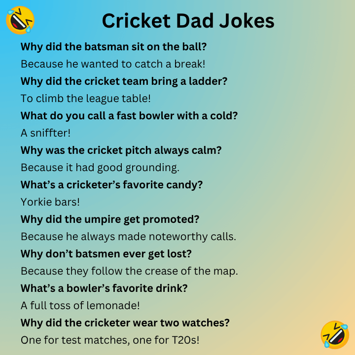 Cricket Dad Jokes