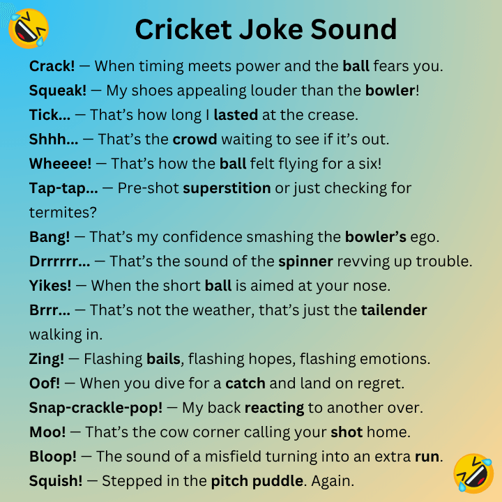Cricket Joke Sound