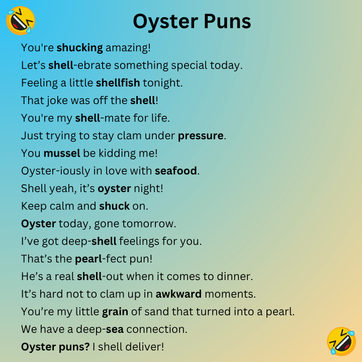 Oyster Puns