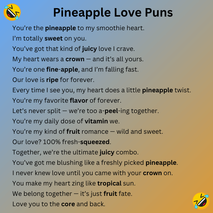 Pineapple Love Puns
