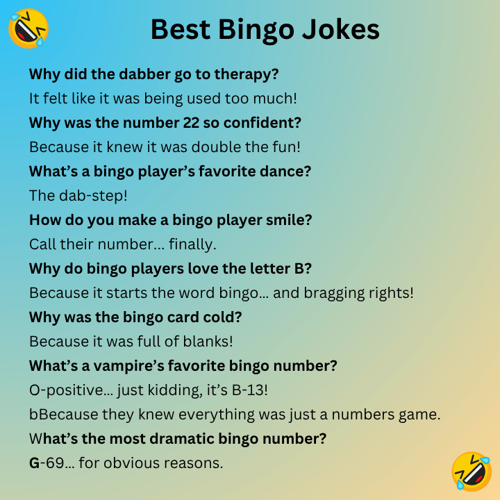 Best Bingo Jokes
