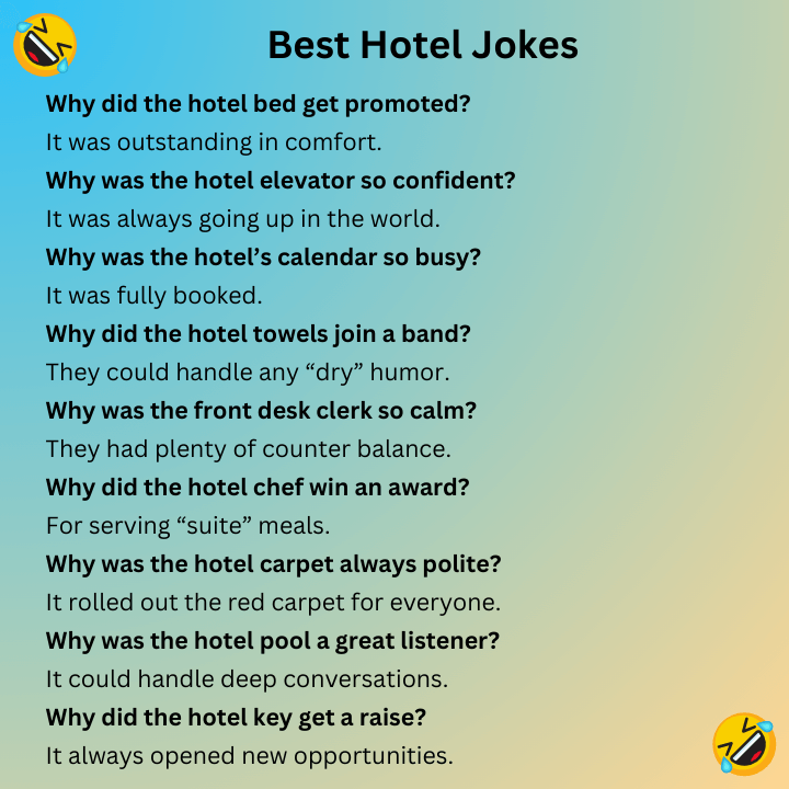 Best Hotel Jokes