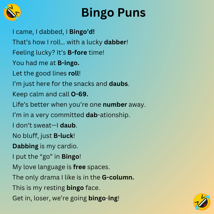 Bingo Puns
