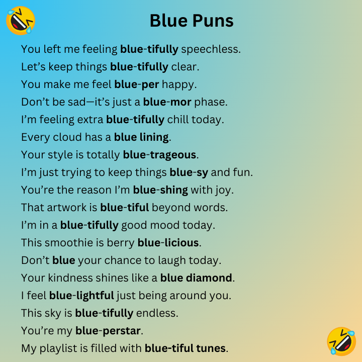 Blue Puns