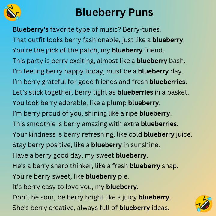 Blueberry Puns 