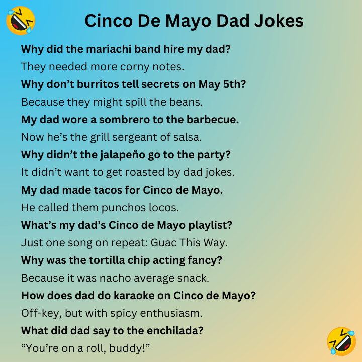 Cinco De Mayo Dad Jokes
