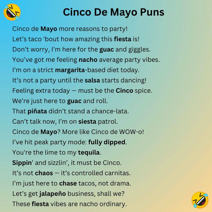 Cinco De Mayo Puns