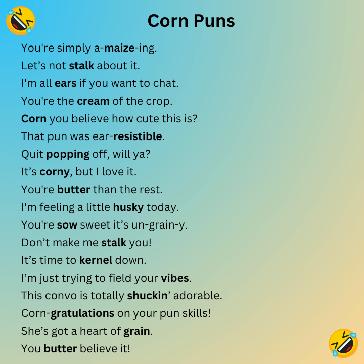 Corn Puns