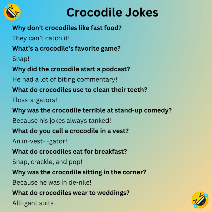 Crocodile Jokes