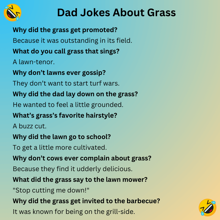 Dad Jokes About Grass