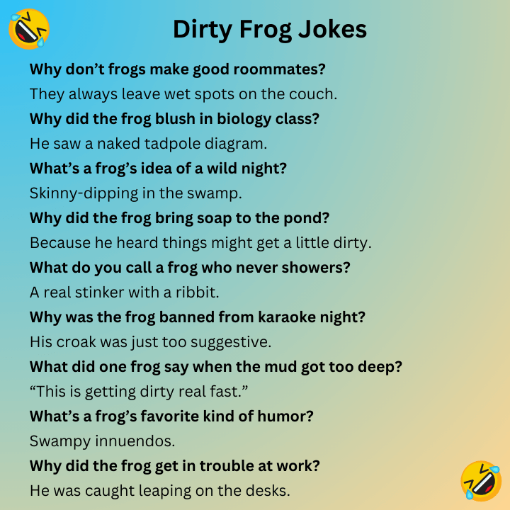 Dirty Frog Jokes