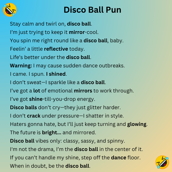 Disco Ball Pun