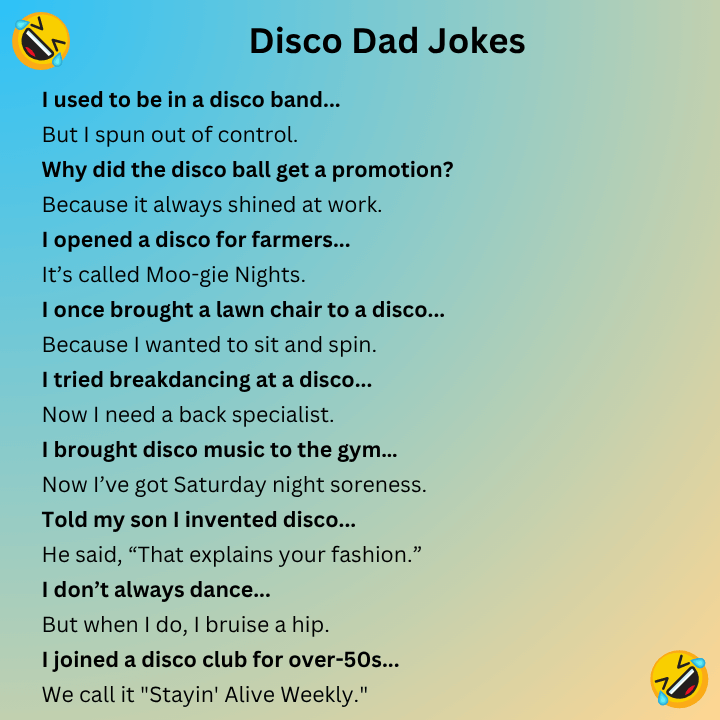 Disco Dad Jokes