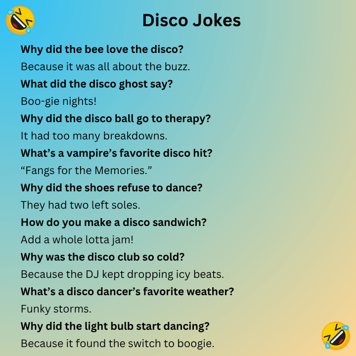 Disco jokes