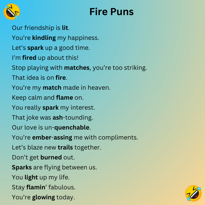 Fire Puns