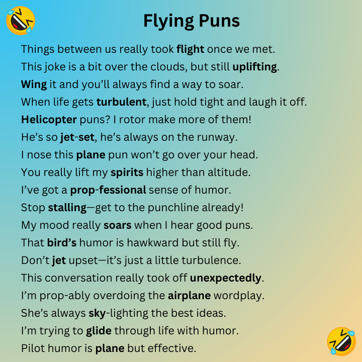 Flying Puns