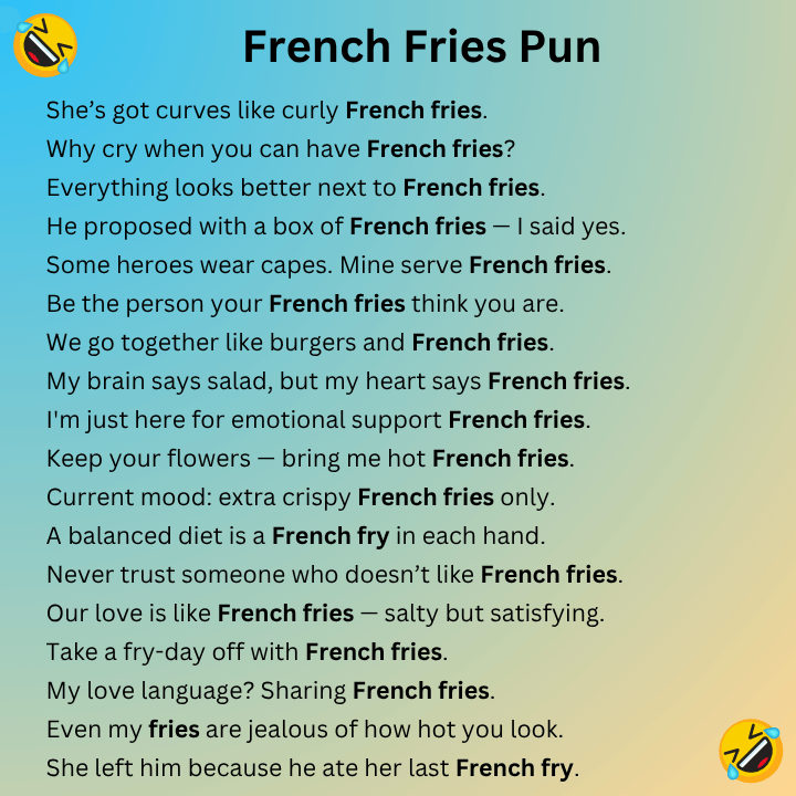 French Fries Pun