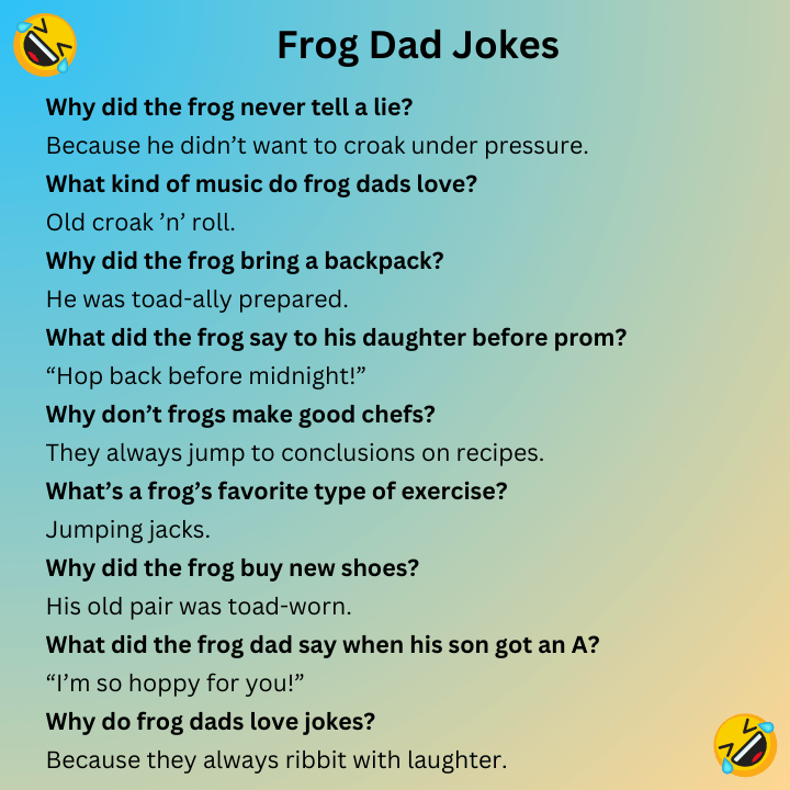 Frog Dad Jokes