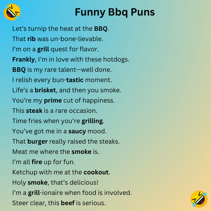 Funny Bbq Puns