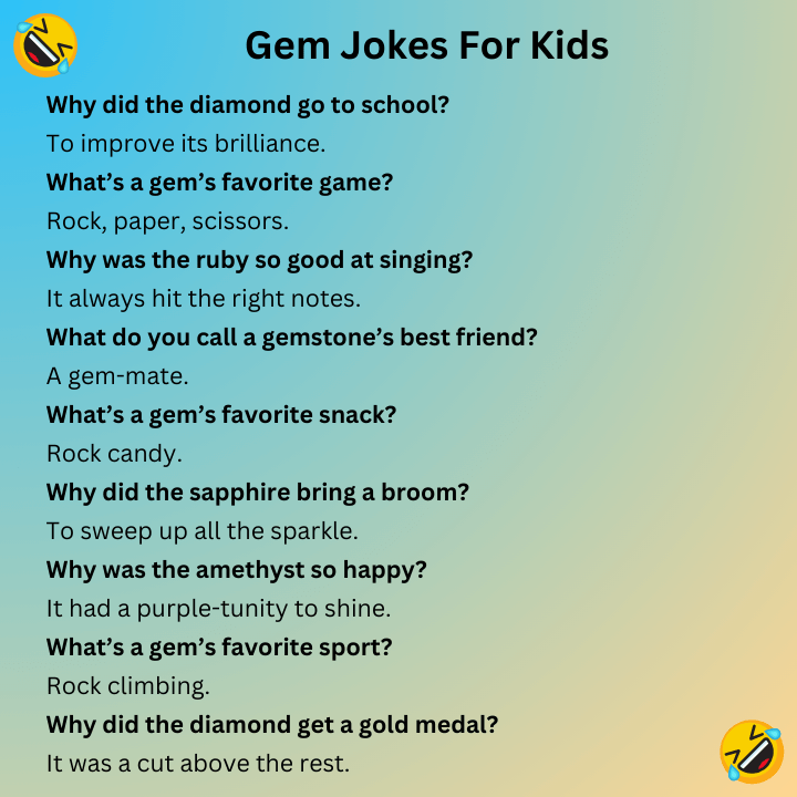 Gem Jokes For Kids