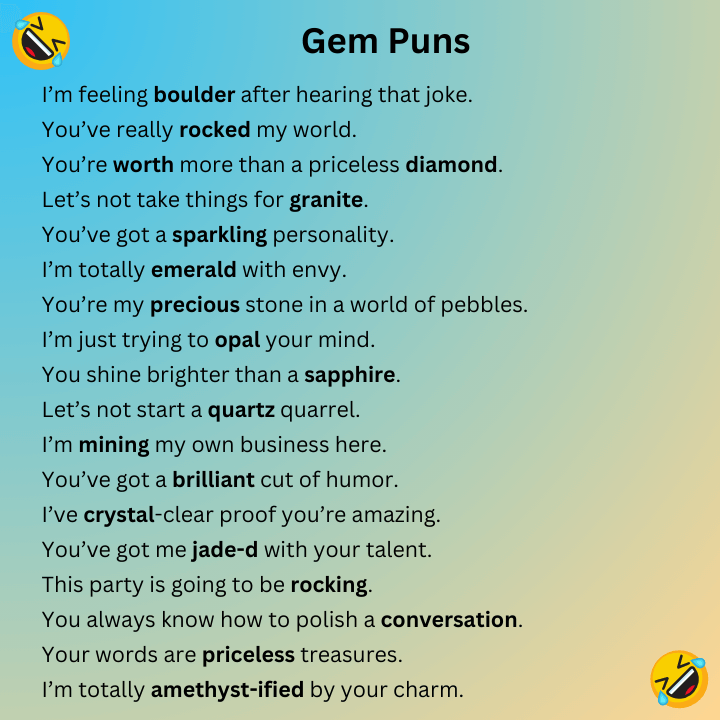 Gem Puns