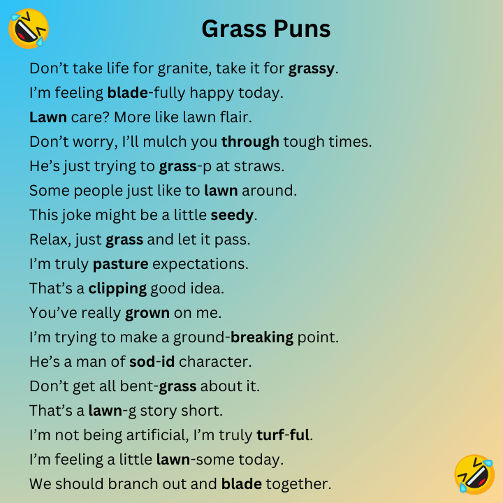 Grass Puns