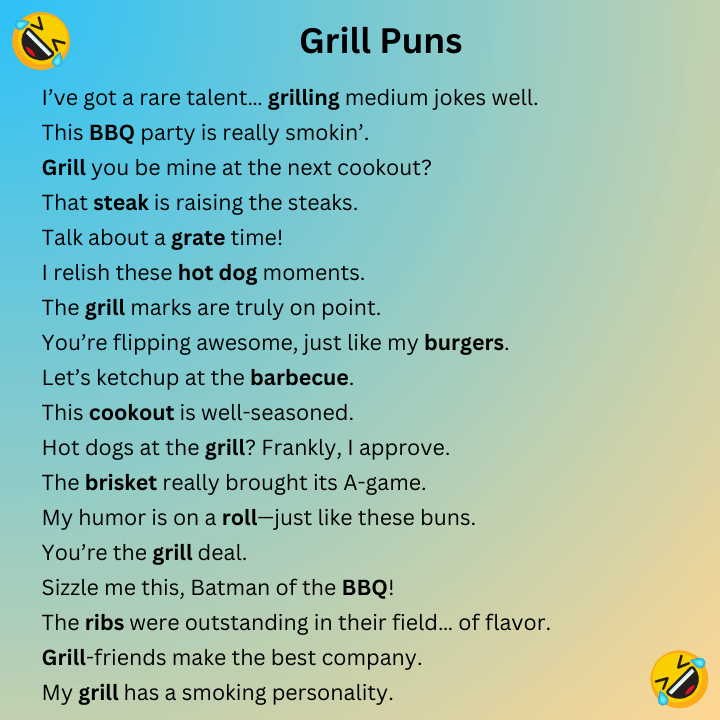 Grill Puns