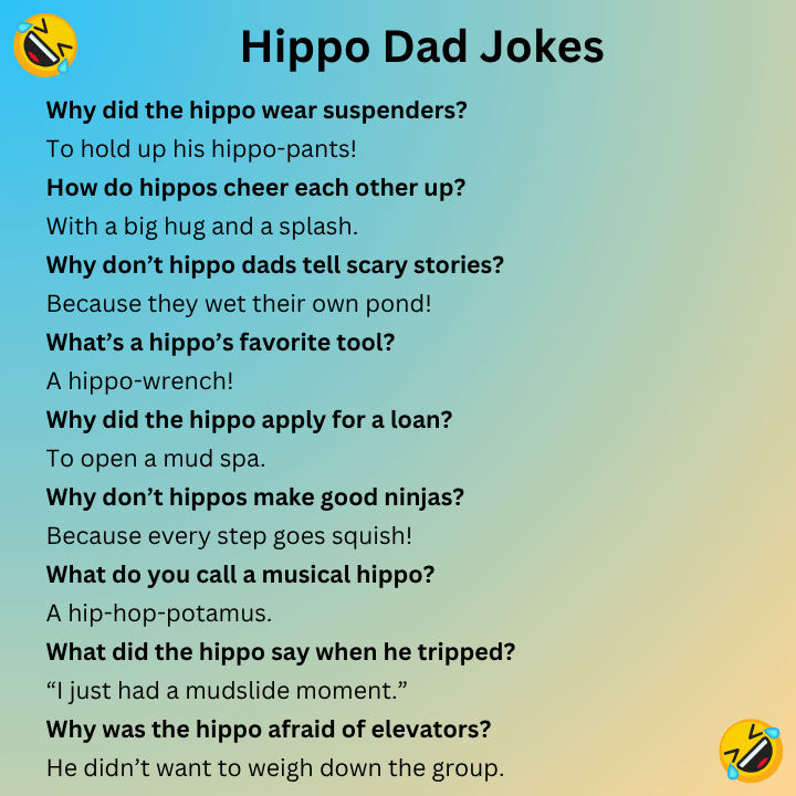 Hippo Dad Jokes