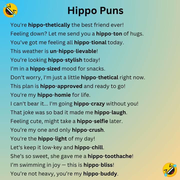Hippo Puns