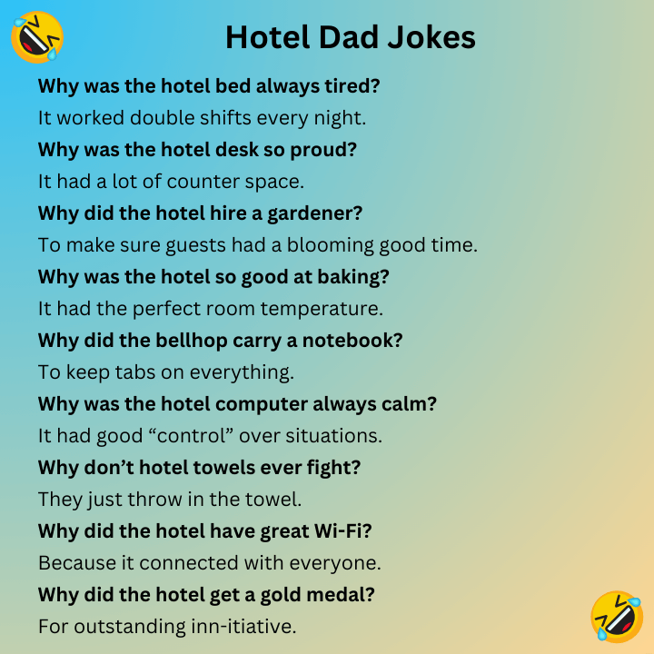 Hotel Dad Jokes