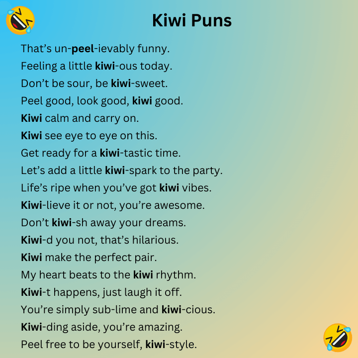 Kiwi Puns