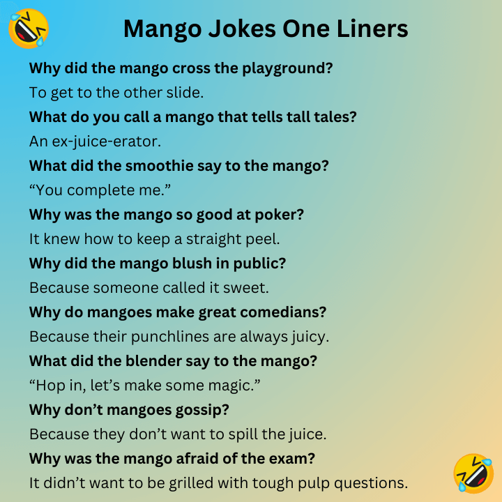 Mango Jokes One Liners