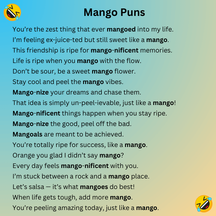 Mango Puns