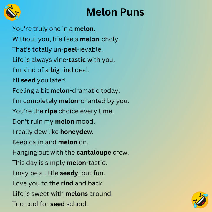 Melon Puns