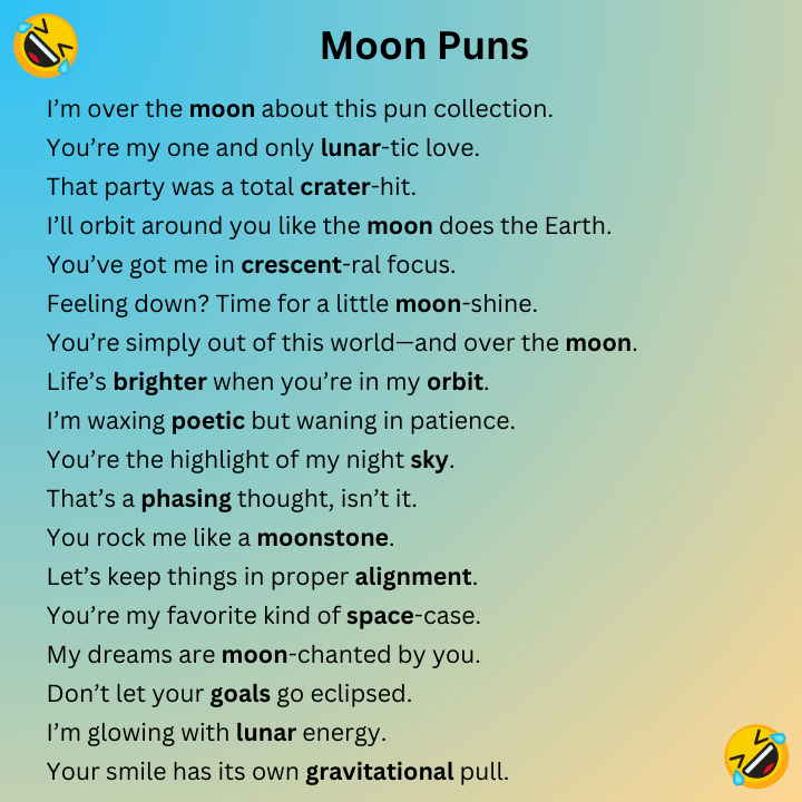 Moon Puns