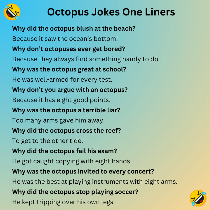 Octopus Jokes One Liners