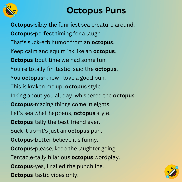Octopus Puns