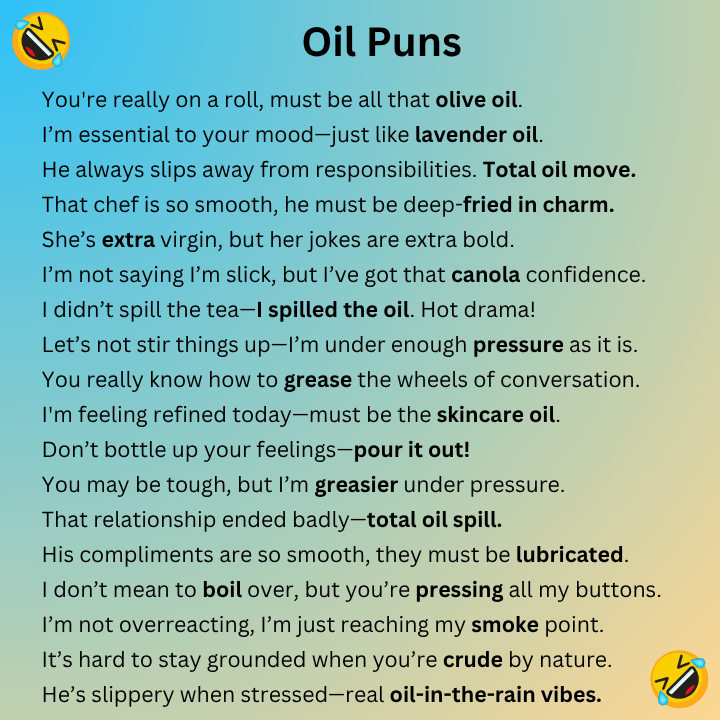 Oil Puns