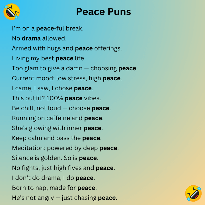 Peace Puns