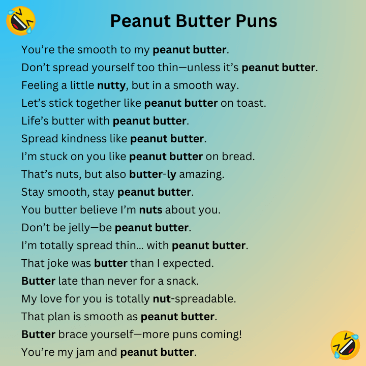 Peanut Butter Puns