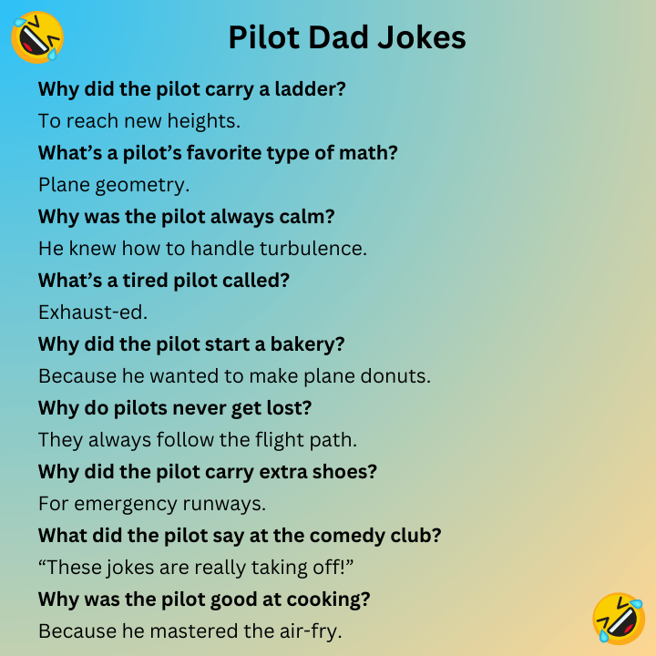 Pilot Dad Jokes