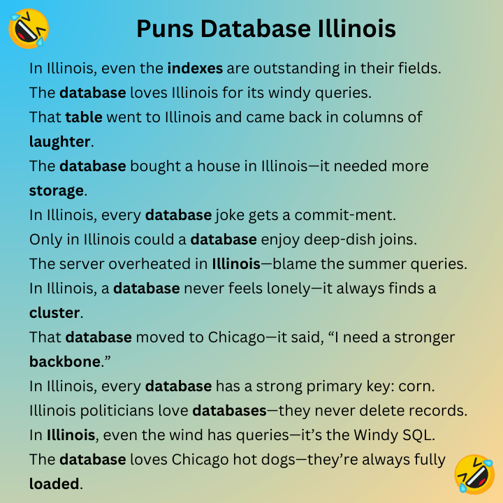 Puns Database Illinois