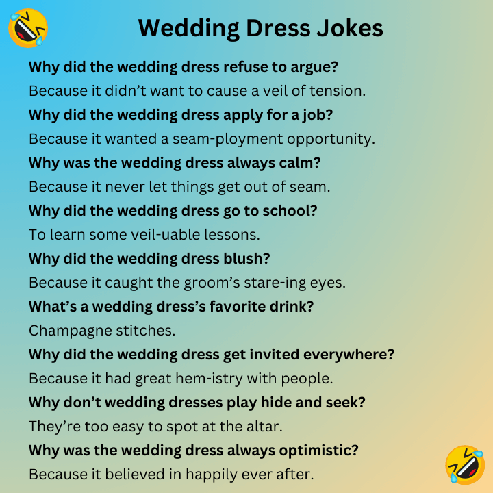 Wedding Dress Jokes