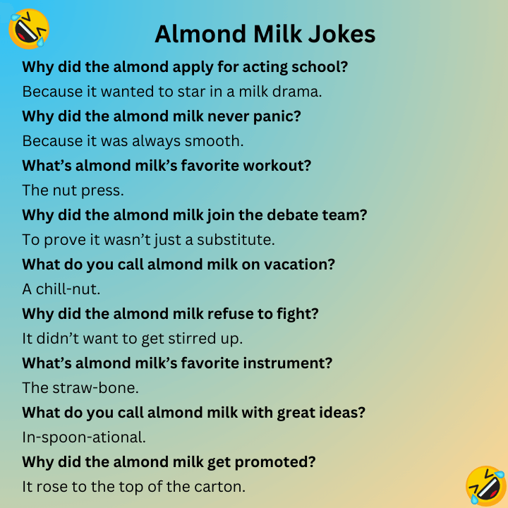 Almond Milk Jokes