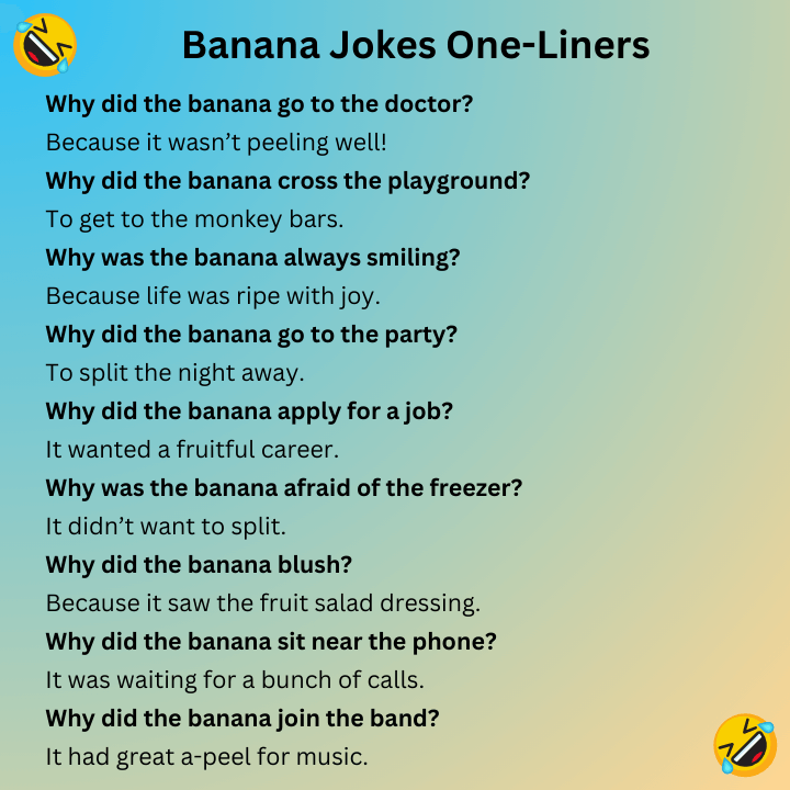 Banana Jokes One-Liners