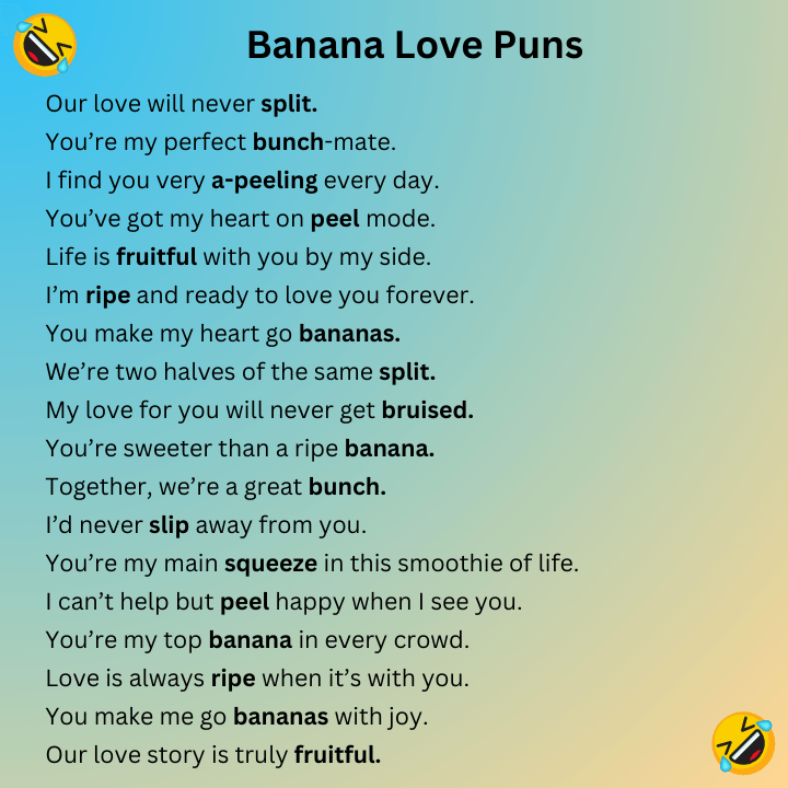 Banana Love Puns