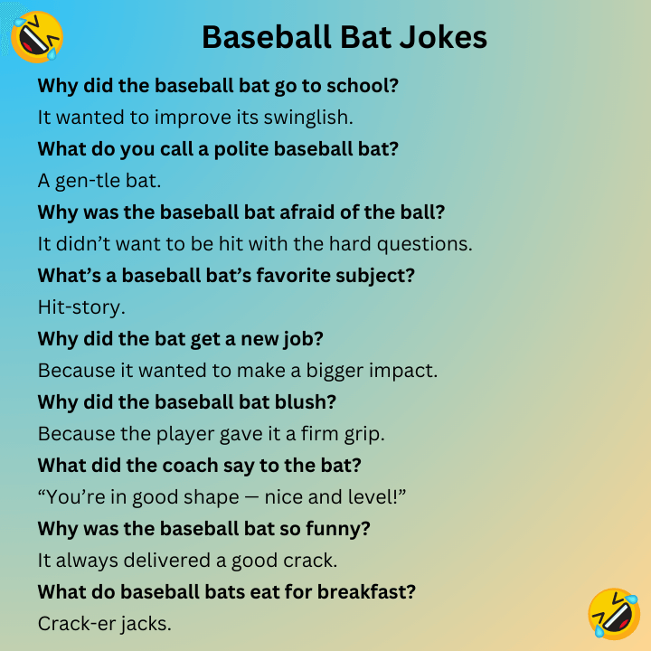 Baseball Bat Jokes