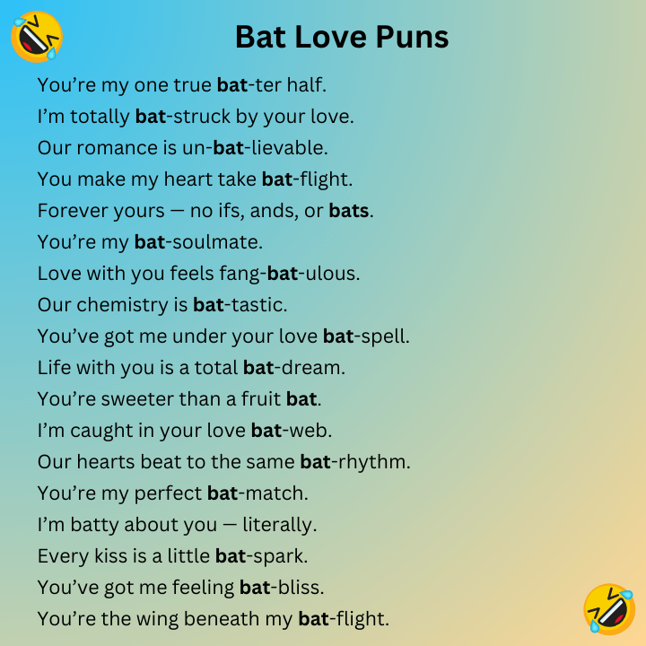 Bat Love Puns