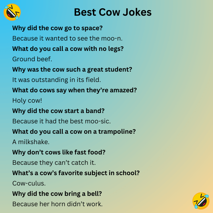 Best Cow Jokes