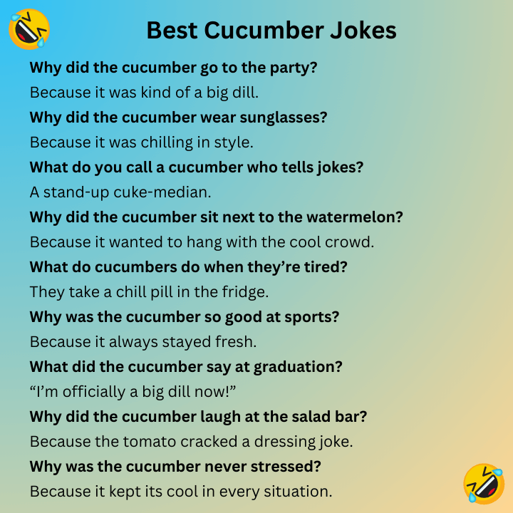 Best Cucumber Jokes